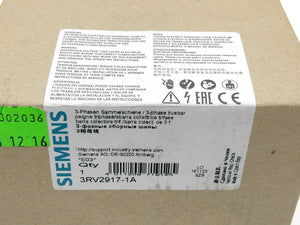 Siemens 3RV2917-1A 3-phase busbar