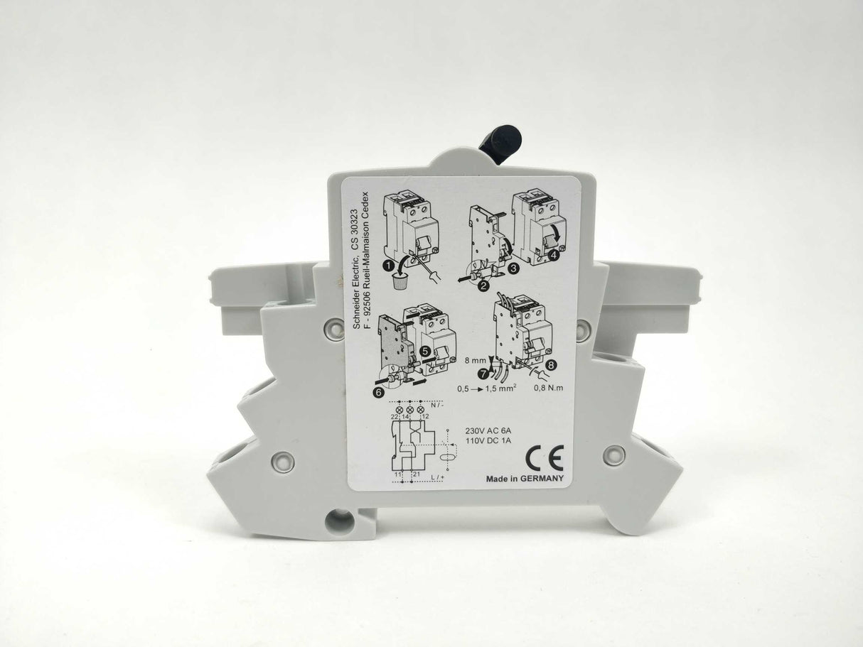 Schneider Electric 16940 Auxiliary contact - 1 NC + 1 OC