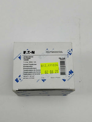 Eaton 741C2064 Current Transformer HF4B-300/5A