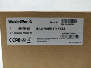 Weidmüller 1286780000 IE-SW-PL08MT-8TX V1.2.2