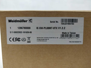 Weidmüller 1286780000 IE-SW-PL08MT-8TX V1.2.2