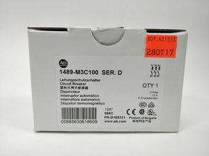 AB 1489-M3C100 Thermal-magnetic circuit breaker Ser.D