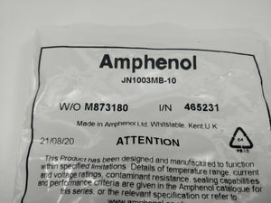 Amphenol JN1003MB-10 Dust cap cover size 10