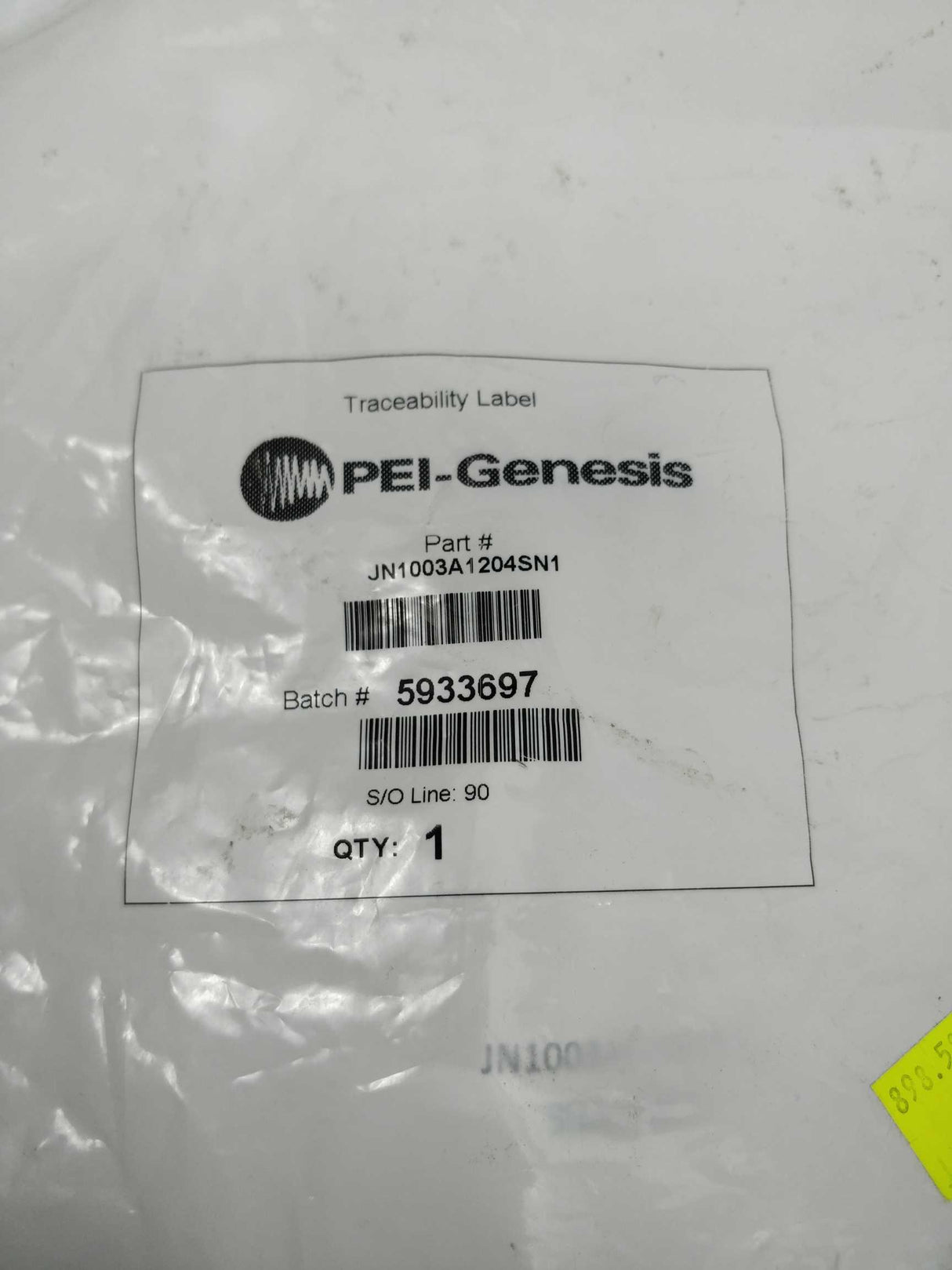 PEI-Genesis JN1003A1204SN1