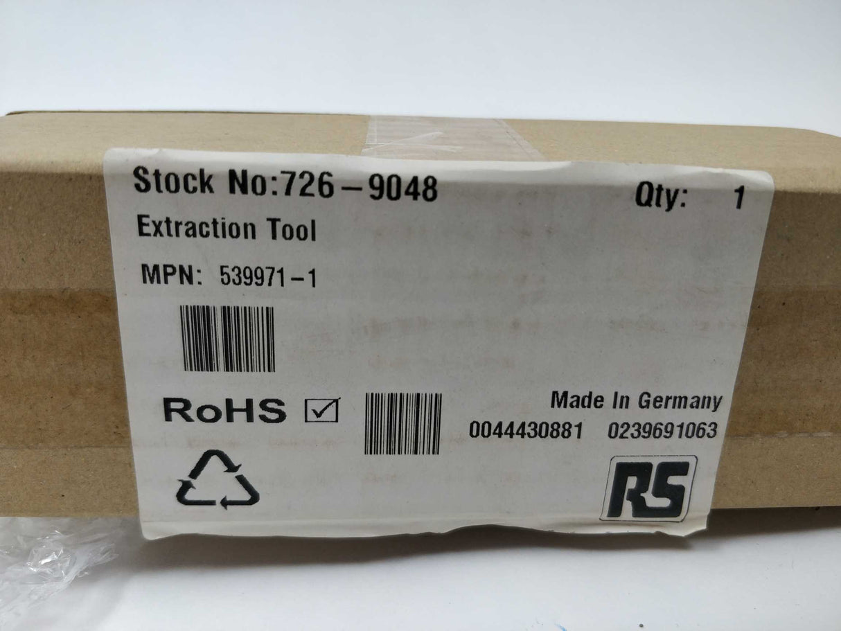 TE Connectivity 539971-1 Extraction tool rs: 726-9048