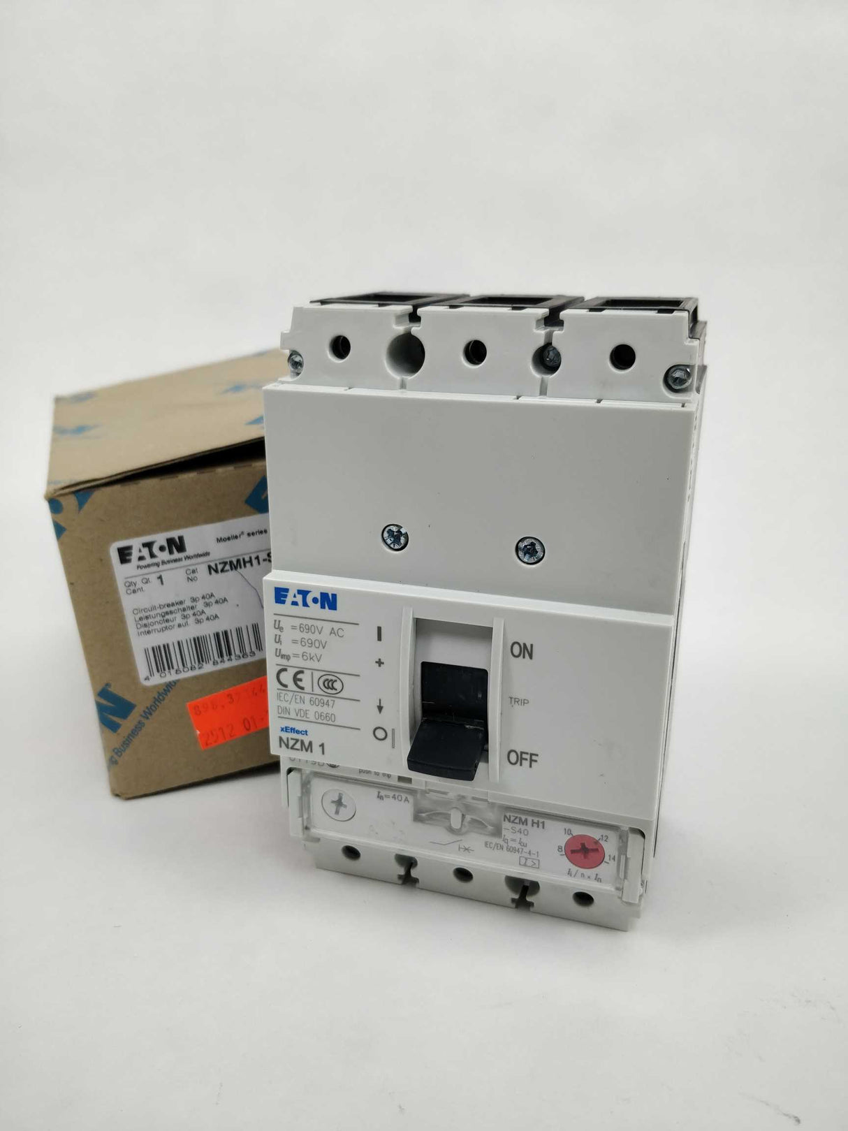 Eaton NZMH1-S40 Circuit breaker 3p 40A