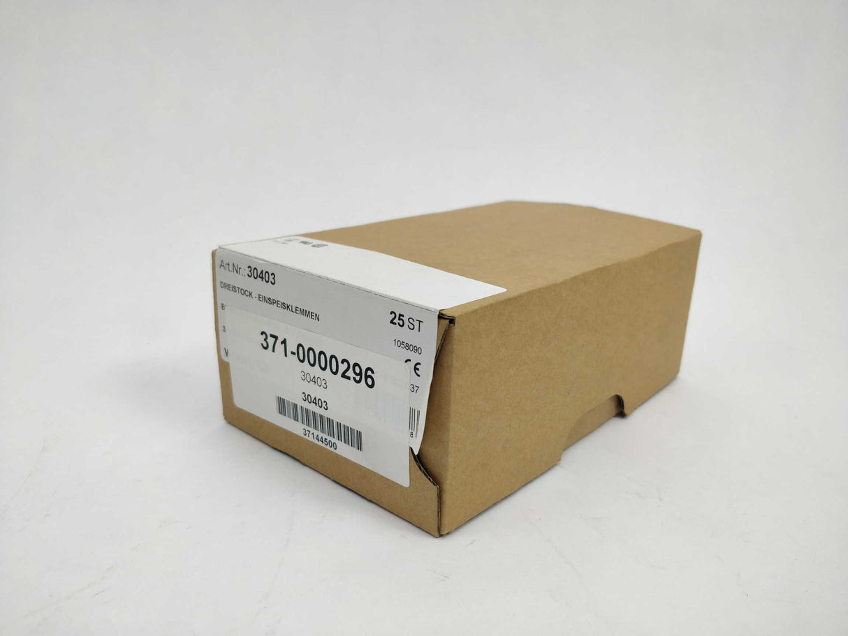 Woertz 30403 Three-pin initiator terminal DIN35 25 Pcs