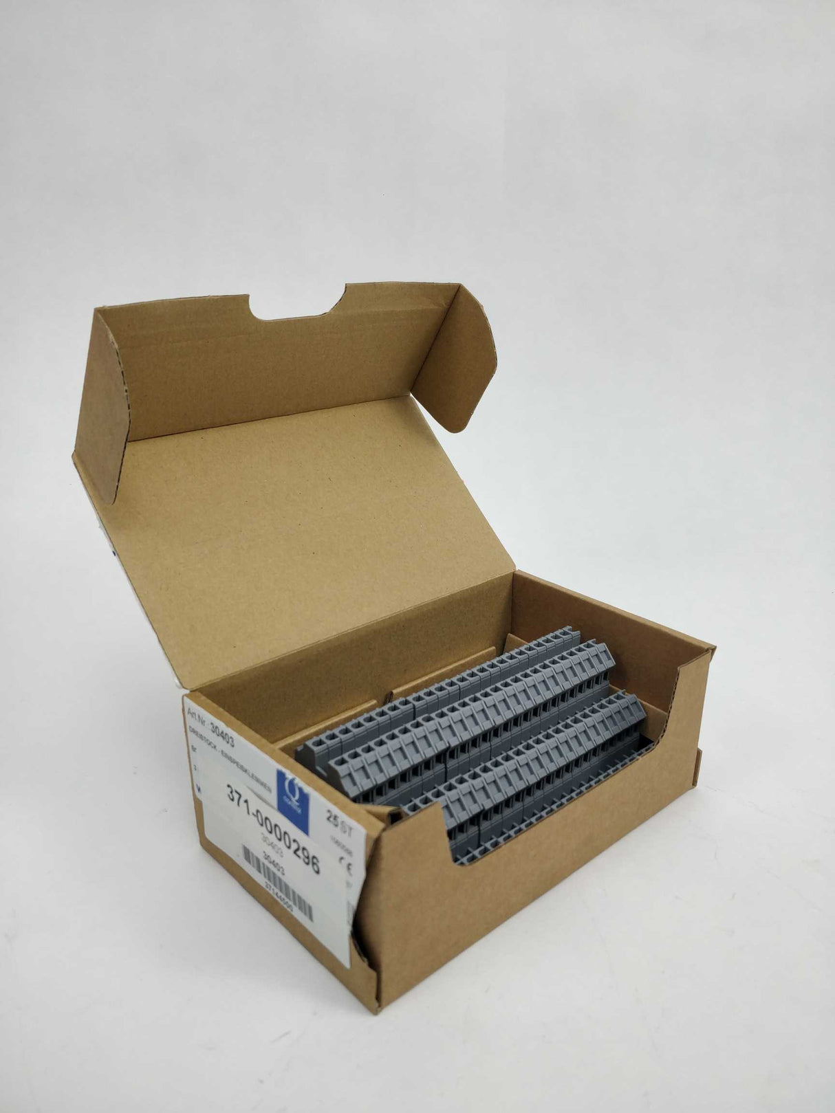 Woertz 30403 Three-pin initiator terminal DIN35 25 Pcs