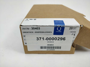 Woertz 30403 Three-pin initiator terminal DIN35 25 Pcs