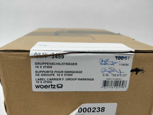 Woertz 3459 Label carrier f. group markings 97 Pcs