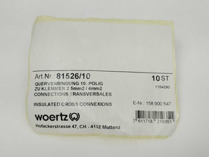 Woertz 81526/10 Cross-connection 10pole 10pcs