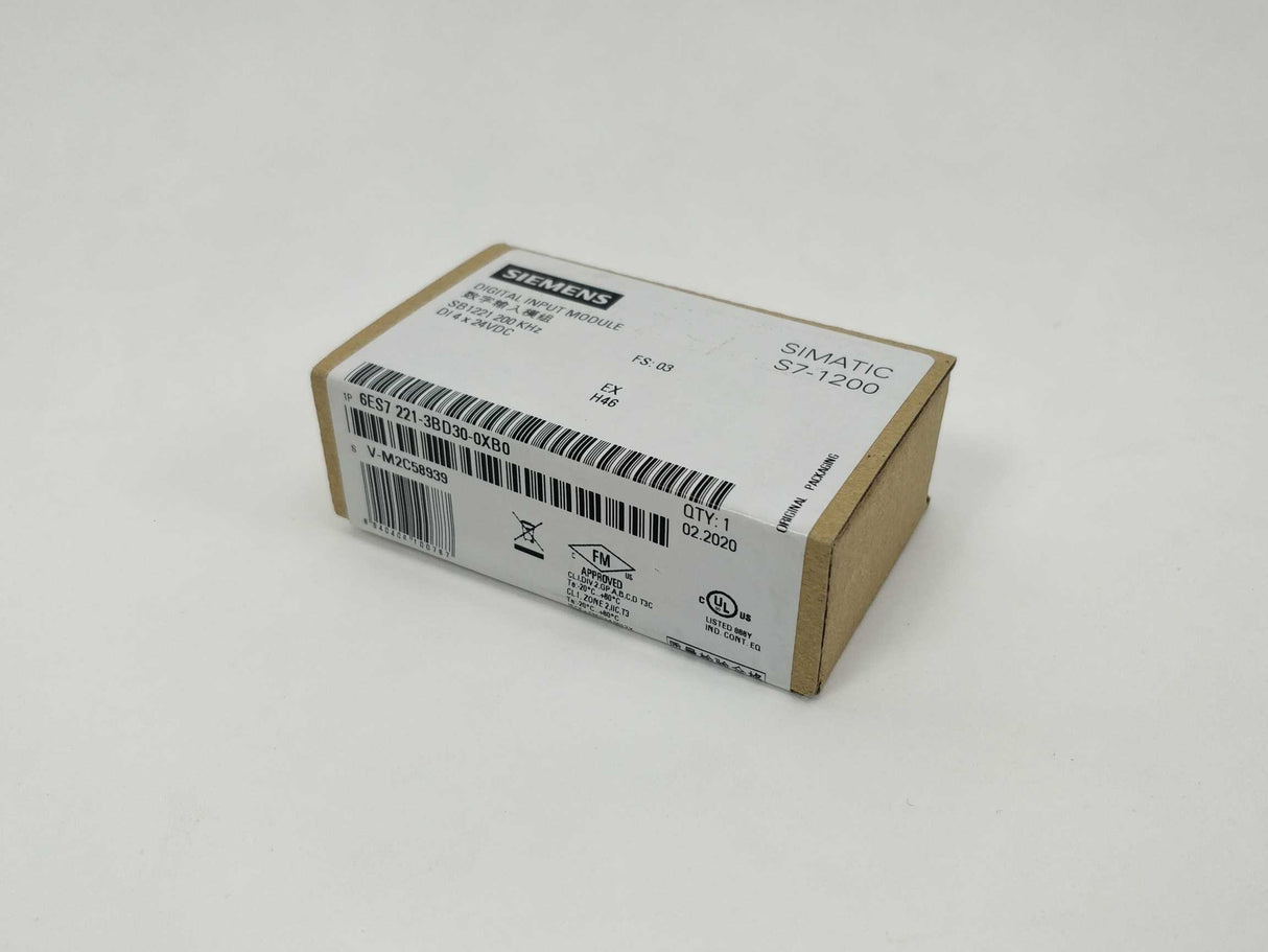 Siemens 6ES7221-3BD30-0XB0 SIMATIC S7-1200 DIGITAL INPUT MODULE