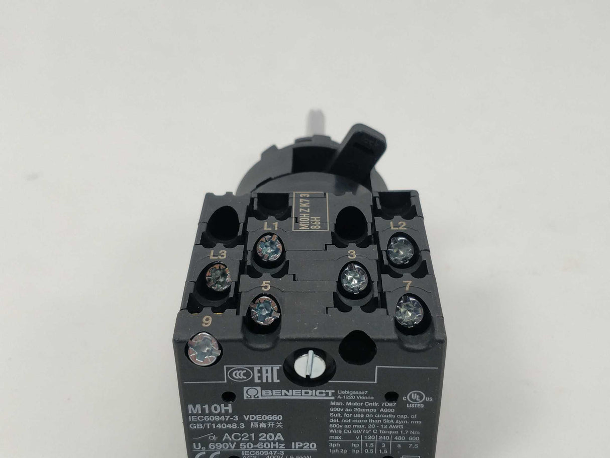 BENEDICT M10H Z K7 386H Switch