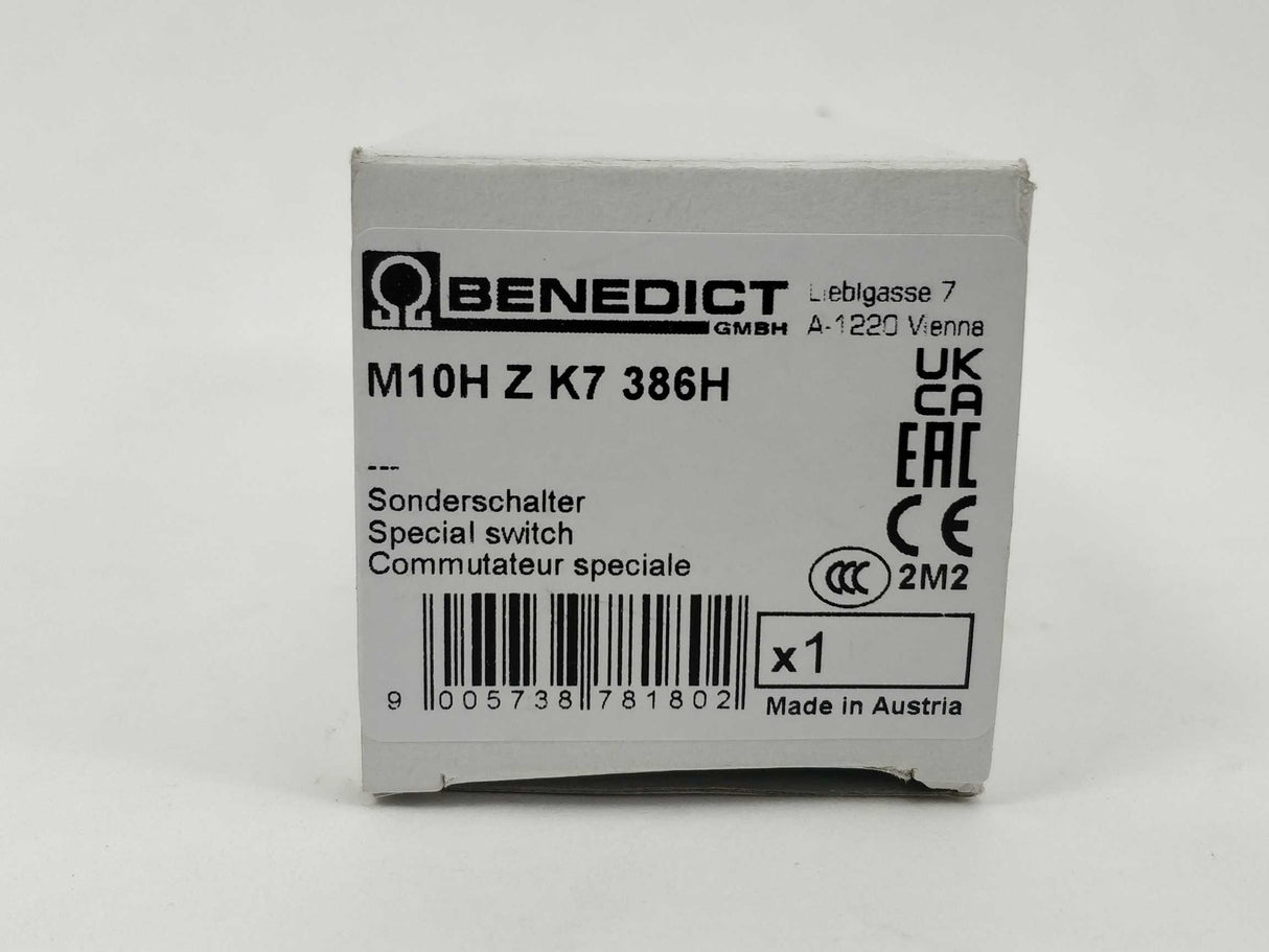 BENEDICT M10H Z K7 386H Switch