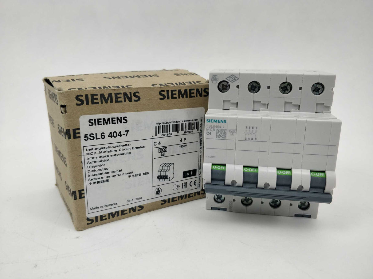 Siemens 5SL6404-7 Miniature Circuit Breaker