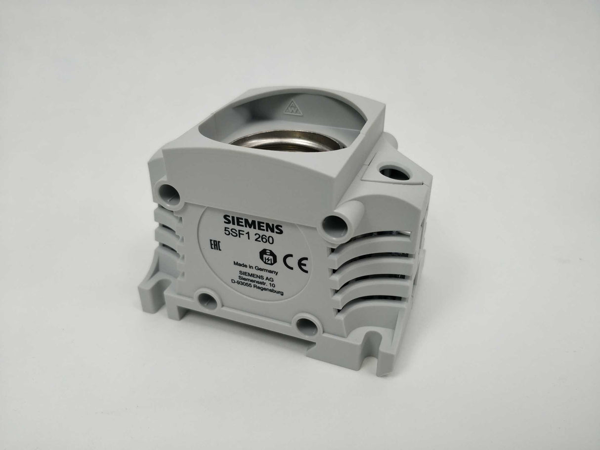 Siemens 5SF1260 DIAZED Fuse Base 3 Pcs.