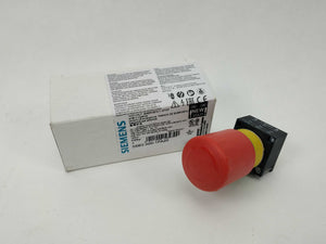 Siemens 3SB3000-1FA20 22mm Plastic Round Actuator Emergency stop