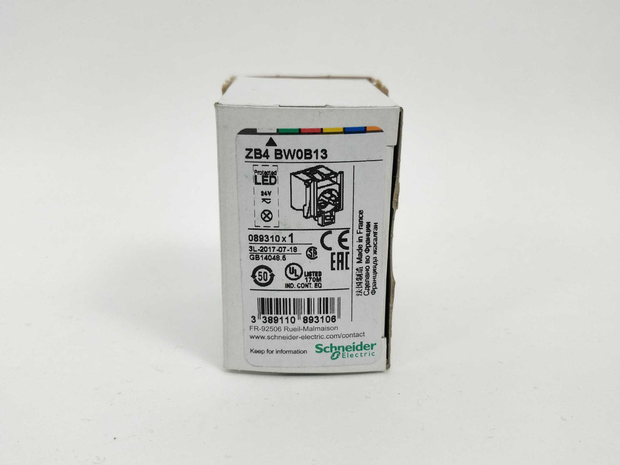 Schneider Electric 089310 Complete Body/Contact Assembly ZB4BW0B13