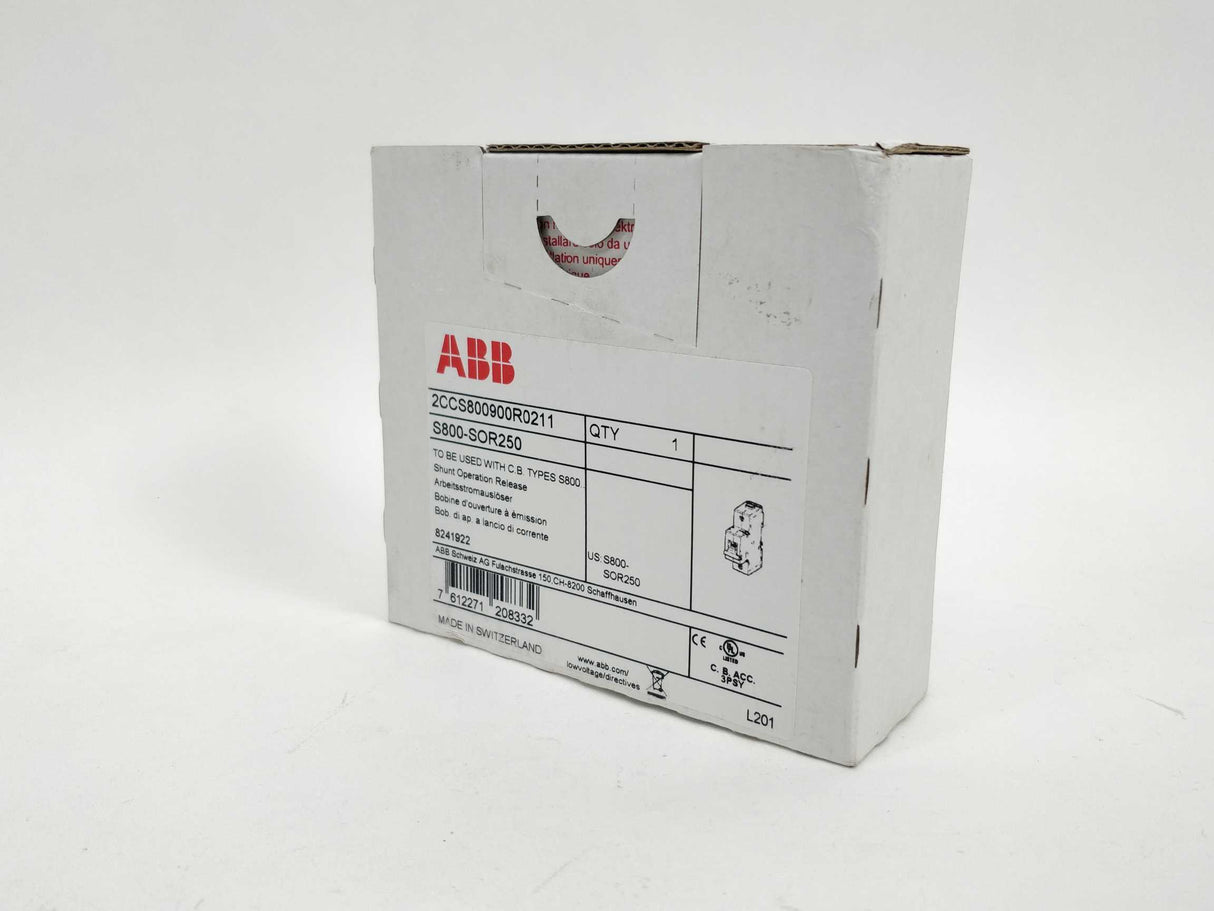 ABB 2CCS800900R0211 S800-SOR250