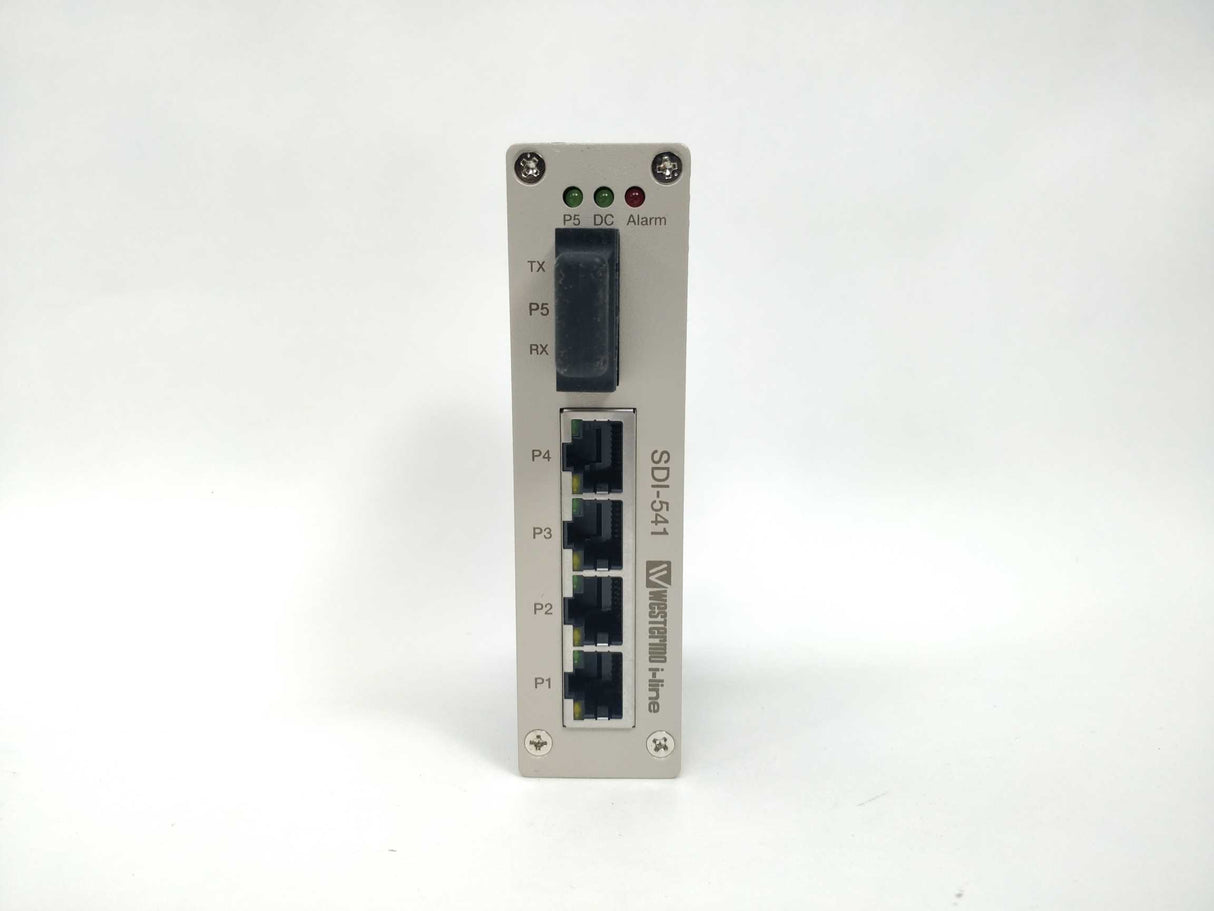 WESTERMO 3625-0001 Ethernet Fibre Rail Switch SDI-541-MM-SC2