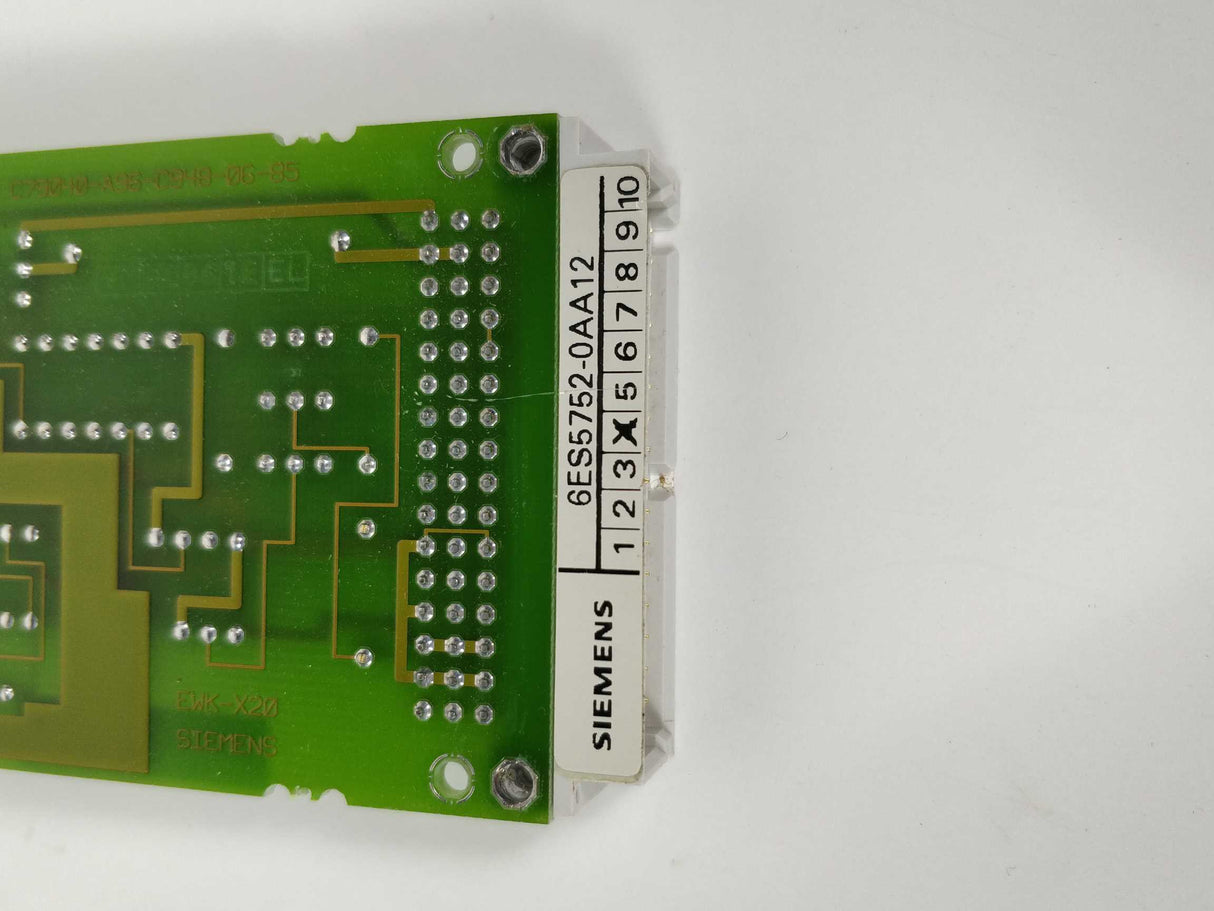 Siemens 6ES5752-0AA12 SIMATIC S5 Interface submodule