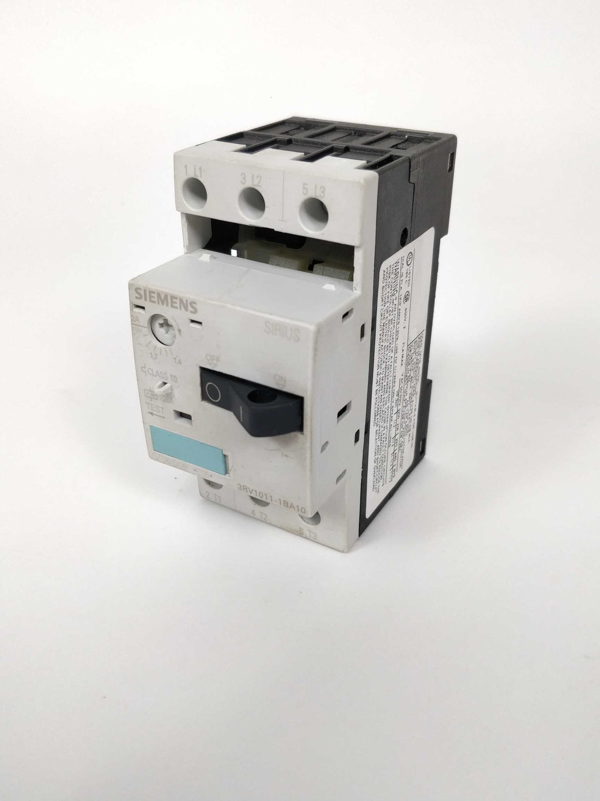 Siemens 3RV1011-1BA10 SIRIUS circuit breaker without the original package