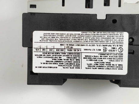 Siemens 3RV1021-0BA10 SIRIUS Circuit breaker without the original package