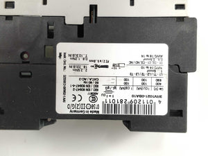 Siemens 3RV1021-0BA10 SIRIUS circuit breaker without the original package