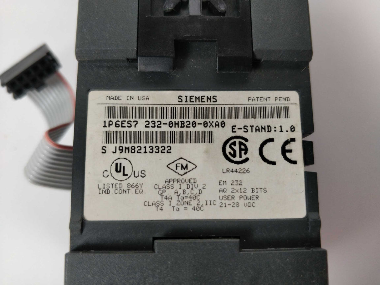 Siemens 232-0HB20-0XA0 SIMATIC S7-200, Analog output EM 232