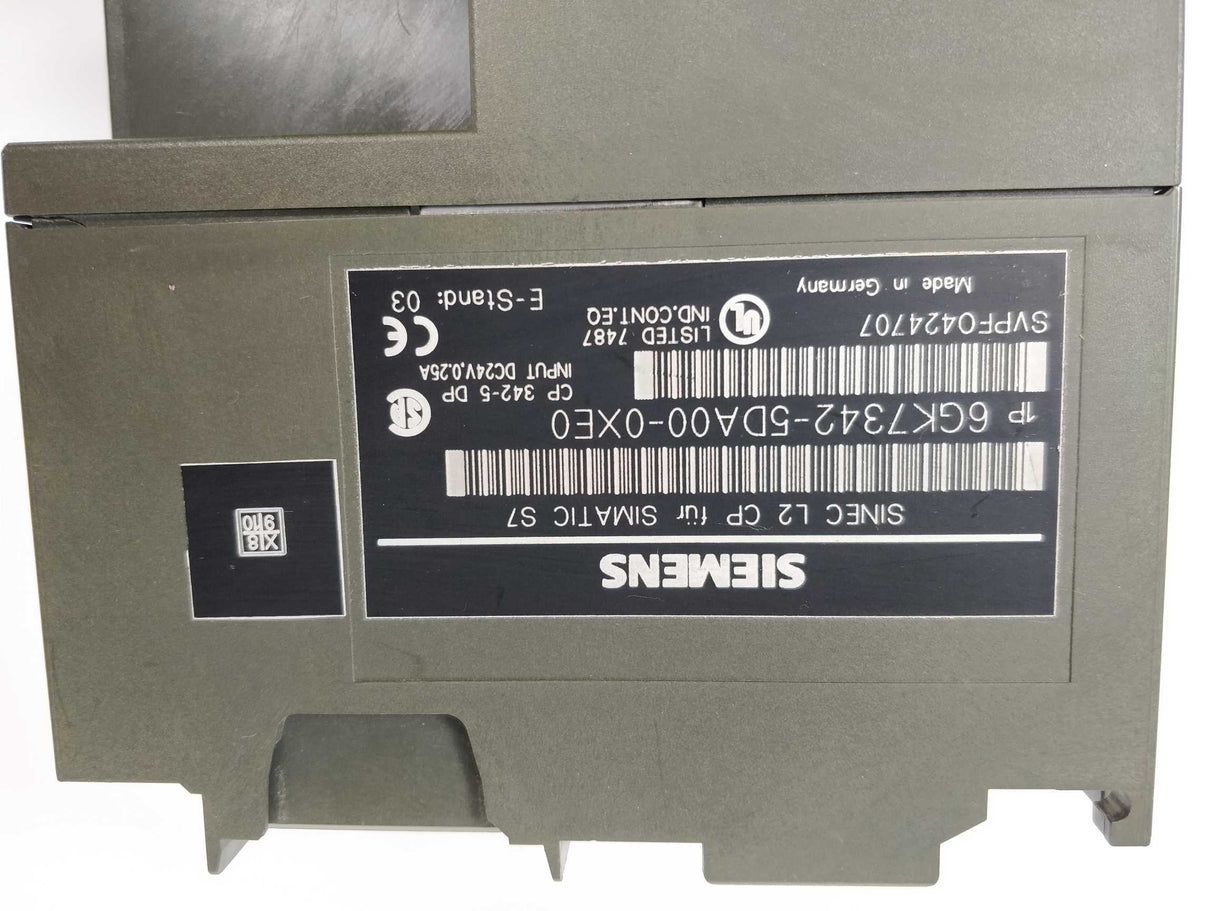 Siemens 6GK7342-5DA00-0XE0 SINEC L2 CP for SIMATIC S7