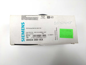 Siemens 8WD4358-1XX Incandescent lamp, 230 V AC, 5 W - 10 Pcs