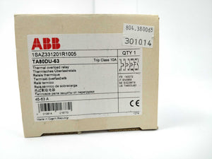 ABB 1SAZ331201R1005 Thermal Overload Relay TA80DU-63