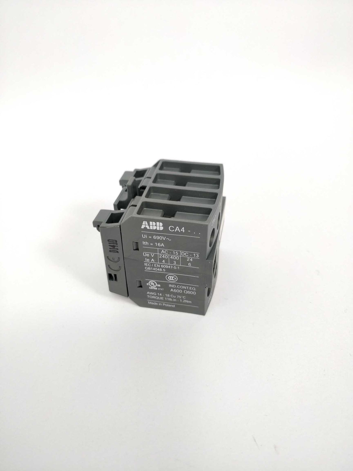 ABB 1SBN010140R1322 Auxiliary Contact CA4-22U