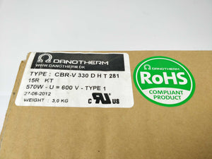 Danotherm  CBR-V 330 D H T 281 Power Resistor