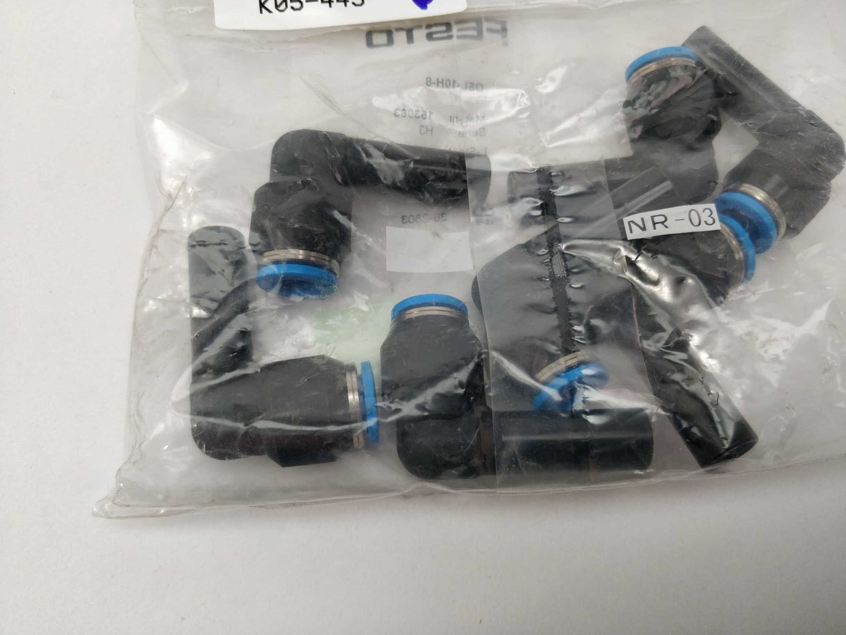 Festo QSL-10H-8 L-connector 7 pieces