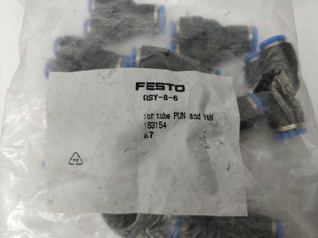 Festo QSY-8-6 Push-in Y-connector 10 pieces