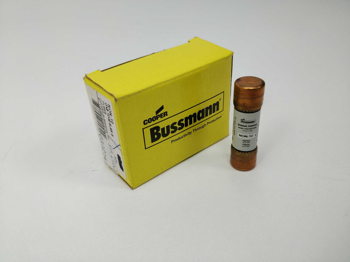 Bussmann NON-10 ONE TIME BUSS Fuses 5 pieces