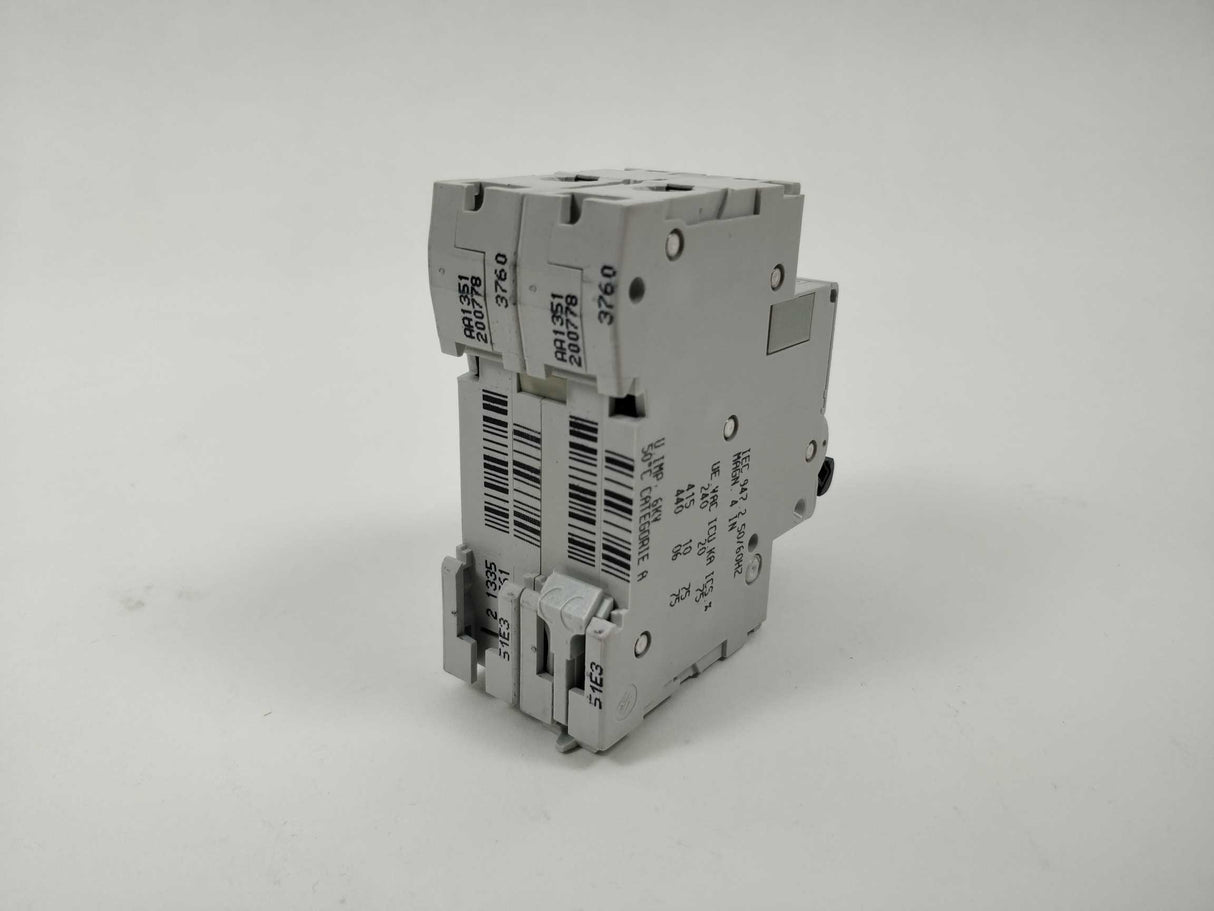 Schneider Electric 23998 C60N Circuit Breaker 2P-6A-B curve