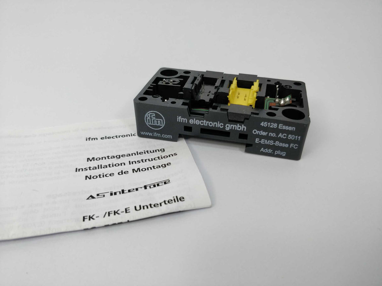 Ifm Electronic AC 5011 E-EMS-Base FC Addr. plug