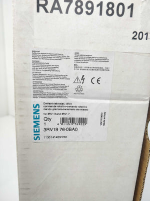 Siemens 3RV19760BA0 ROTARY HANDLE