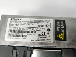 Siemens 6SL3210-1PB13-0AL0 Power Module PM240-2