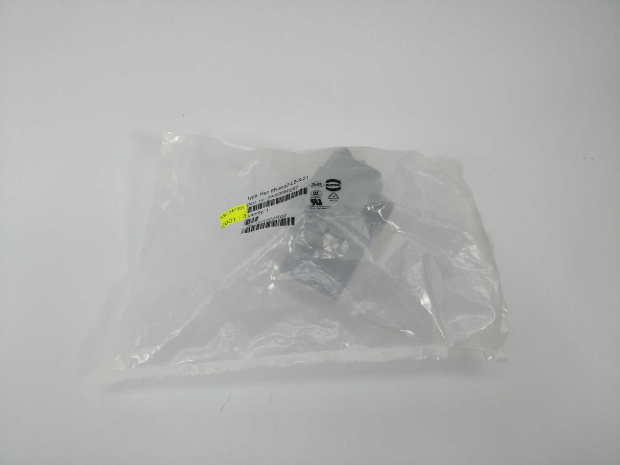 Harting 09300060297 Han 6B-asg2-LB-K-21