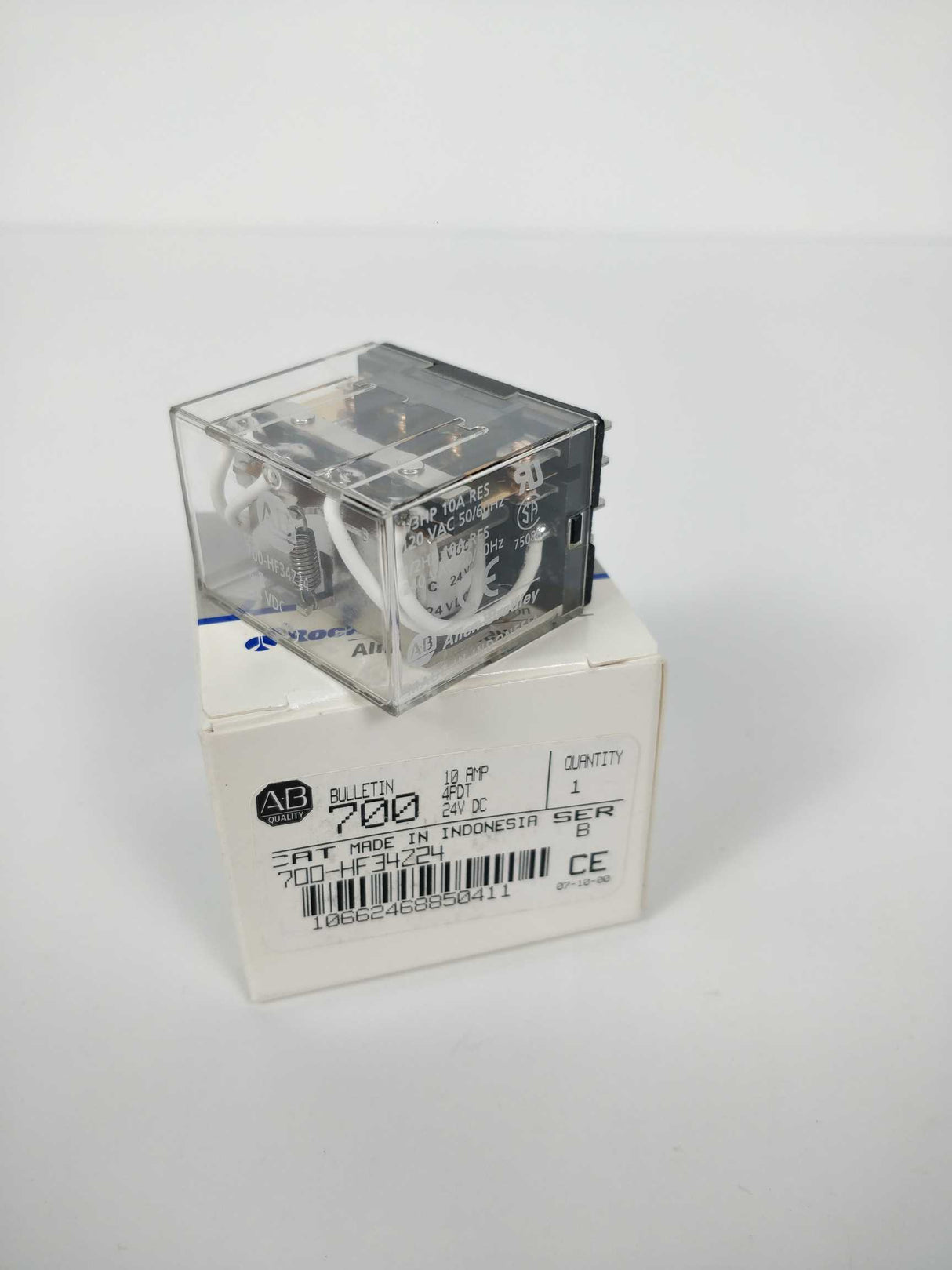 AB 700-HF34Z24 Relay Pin Square, 24VDC Ser. B