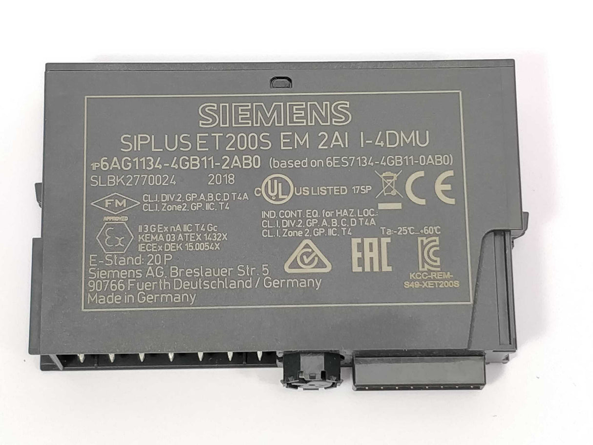 Siemens 6AG1134-4GB11-2AB0 EM 2AI I-4DMU E:20