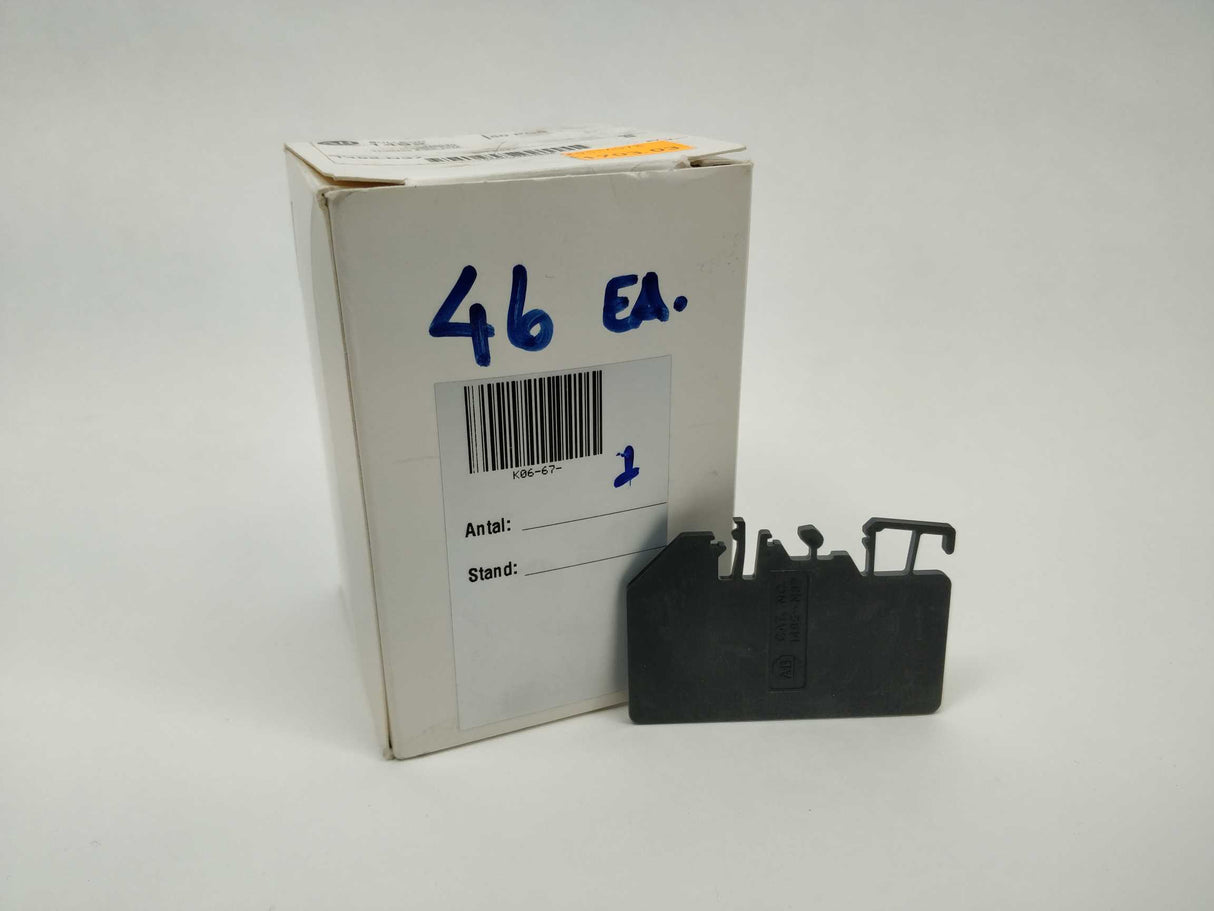 AB 1492-N37 Ser B, Terminal Block End Barrier