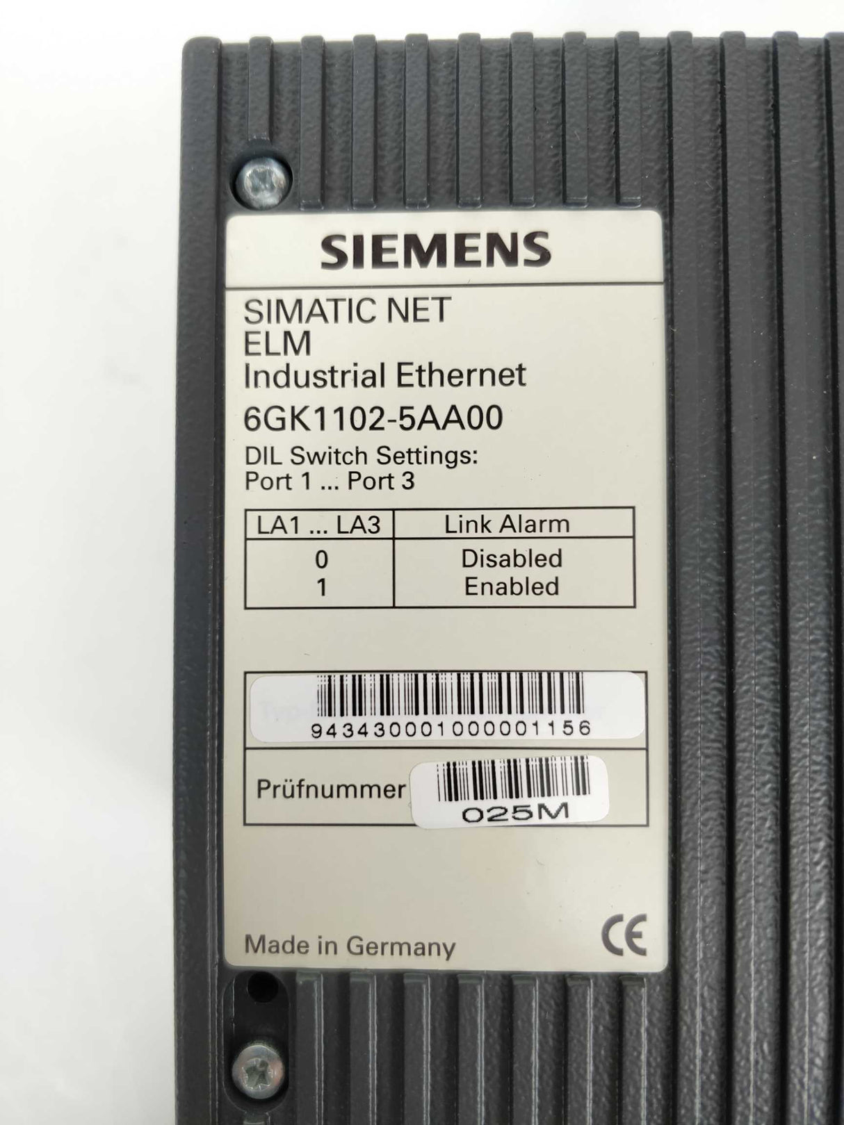 Siemens 6GK1102-5AA00 SIMATIC  NET Industrial Ethernet