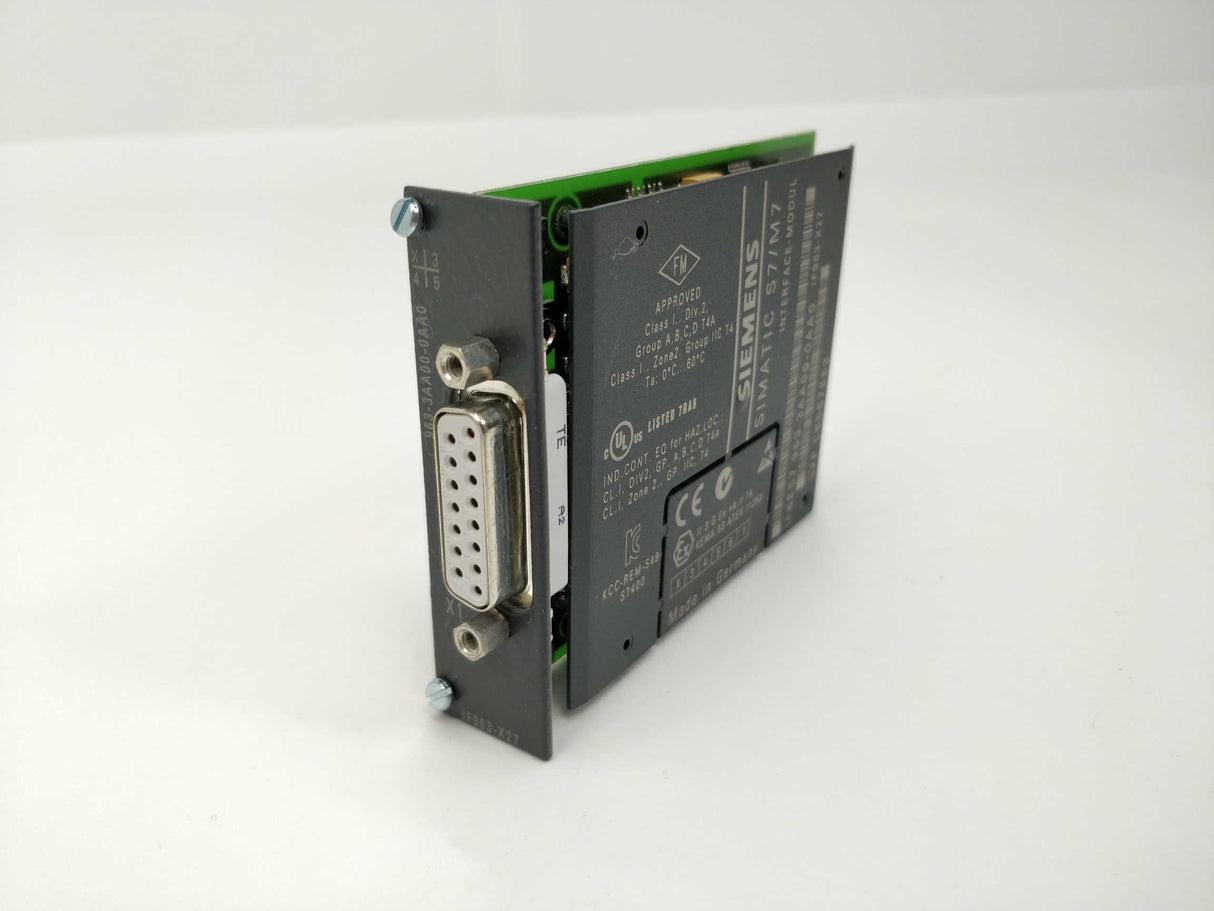 Siemens 6ES7 963-3AA00-0AA0 SIMATIC S7/M7 Interface module