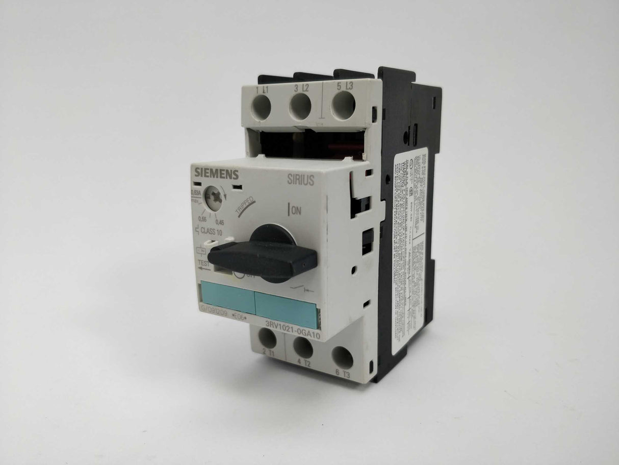 Siemens 3RV1021-0GA10 Sirius Circuit breaker E06