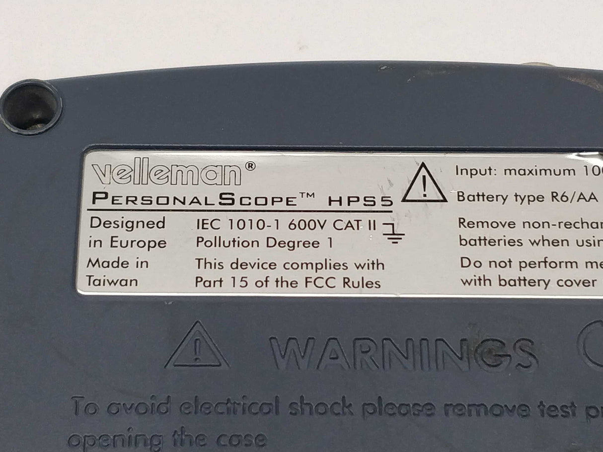 Velleman HPS5 Personal Scope