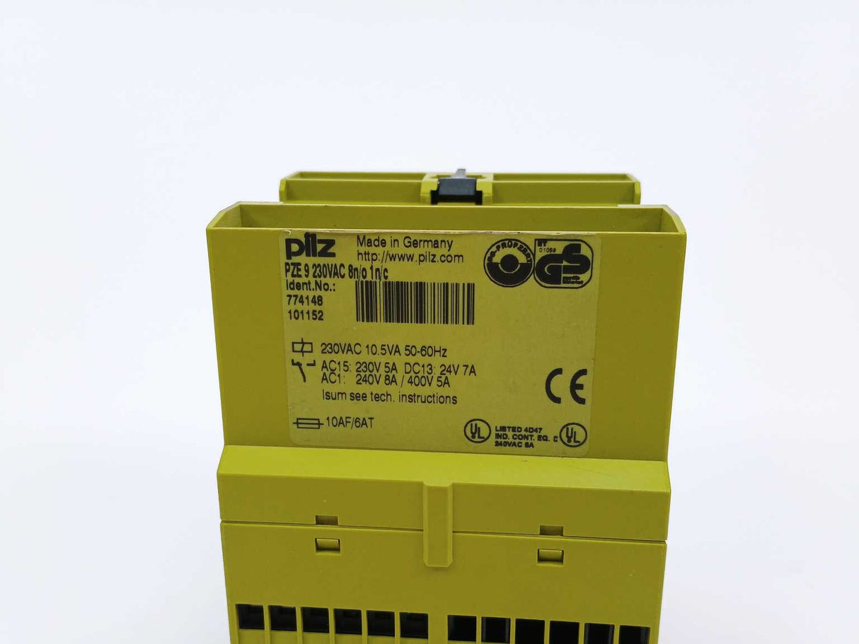 Pilz PZE 9 774148/101152, 230VAC 8n/o 1n/c